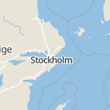 Karta som med röd fyrkant ramar in Österåker, Stockholms län