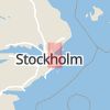 Karta som med röd fyrkant ramar in Eriksö, Vaxholm, Stockholms län