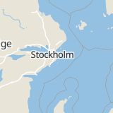 Karta som med röd fyrkant ramar in Älgö, Nacka, Stockholms län