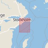 Karta som med röd fyrkant ramar in Haninge, Stockholms län