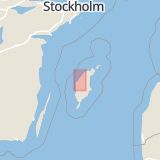 Karta som med röd fyrkant ramar in Dalhemsvägen, Visby, Gotland, Gotlands län