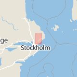 Karta som med röd fyrkant ramar in Rimbo, Uppsalavägen, Norrtälje, Stockholms län
