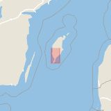 Karta som med röd fyrkant ramar in Alva, Gotlands län