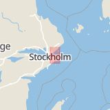 Karta som med röd fyrkant ramar in Tynningö, Vaxholm, Stockholms län