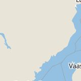 Karta som med röd fyrkant ramar in Fredrika, Åsele, Västerbottens län