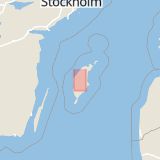 Karta som med röd fyrkant ramar in Roma, Gotlands län