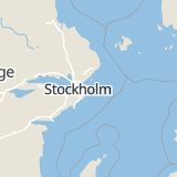 Karta som med röd fyrkant ramar in Torsby, Värmdö, Stockholms län