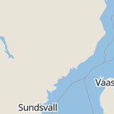 Karta som med röd fyrkant ramar in Studsviken, Örnsköldsvik, Västernorrlands län