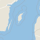 Karta som med röd fyrkant ramar in Burs, Gotlands län