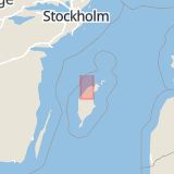 Karta som med röd fyrkant ramar in Lickershamn, Gotlands län