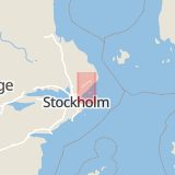 Karta som med röd fyrkant ramar in Riala, Norrtälje, Stockholms län