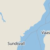 Karta som med röd fyrkant ramar in Björna, Örnsköldsvik, Västernorrlands län