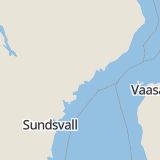 Karta som med röd fyrkant ramar in Gålnäs, Örnsköldsvik, Västernorrlands län