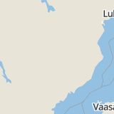 Karta som med röd fyrkant ramar in Västerbotten, Knaften, Lycksele, Västerbottens län