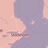 Karta som med röd fyrkant ramar in Odenskog, Hagvägen, Fokus, Östersund