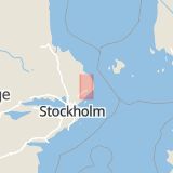 Karta som med röd fyrkant ramar in Estuna, Södra Malma Gård, Norrtälje, Stockholms län