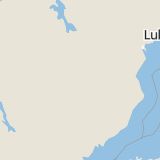 Karta som med röd fyrkant ramar in Skellefteå, Tvärålund, Lidsjön, Husbondliden, Lycksele, Västerbottens län