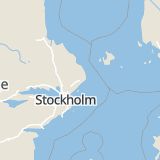 Karta som med röd fyrkant ramar in Norrtälje, Stockholms län