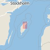 Karta som med röd fyrkant ramar in Slite, Gotlands län
