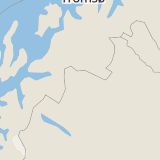 Karta som med röd fyrkant ramar in Abisko, Kiruna, Norrbottens län