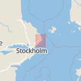 Karta som med röd fyrkant ramar in Norrtäljeviken, Norrtälje, Stockholms län