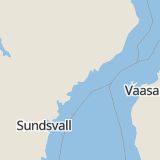 Karta som med röd fyrkant ramar in Kramfors, Idbyn, Örnsköldsviks Kommun, Västernorrlands län