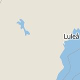 Karta som med röd fyrkant ramar in Abborrträsk, Glommersträsk, Arvidsjaur, Norrbottens län