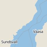 Karta som med röd fyrkant ramar in Robertsfors, Skellefteå, Nordmaling, Ledusjö, Umeå, Stöcksjö, Degernäs, Västerbottens län