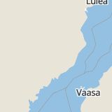 Karta som med röd fyrkant ramar in Kvarntorp, Vindeln, Västerbottens län