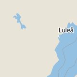 Karta som med röd fyrkant ramar in Glommersträsk, Arvidsjaur, Norrbottens län