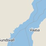 Karta som med röd fyrkant ramar in Västerbotten, Älvsbacka, Norrbyn, Västerbottens län