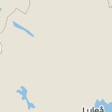 Karta som med röd fyrkant ramar in Överkalix, Porjus, Norrbottens län