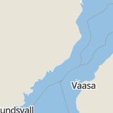 Karta som med röd fyrkant ramar in Gubböle, Umeå, Västerbottens län