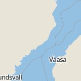 Karta som med röd fyrkant ramar in Klabböle, Umeå, Västerbottens län