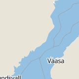 Karta som med röd fyrkant ramar in Hissjö, Umeå, Västerbottens län