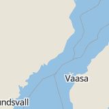 Karta som med röd fyrkant ramar in Västerbotten, Skellefteå, Tjärn, Umeå, Stöcksjö, Högsta, Åsele, Älgsjö, Västerbottens län