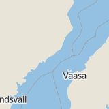 Karta som med röd fyrkant ramar in Obbola, Umeå, Västerbottens län