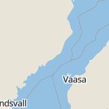 Karta som med röd fyrkant ramar in Ålidhem, Umeå, Västerbottens län