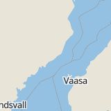 Karta som med röd fyrkant ramar in Umeå, Tomtebo, Skellefteå, Örjansvägen, Skelleftehamn, Västerbottens län