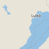 Karta som med röd fyrkant ramar in Storuman, Norsberget, Stavaträsk, Skellefteå, Slussfors, Västerbottens län