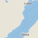 Karta som med röd fyrkant ramar in Robertsfors Kommun, Bygdsiljum, Robertsfors, Västerbottens län