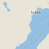 Karta som med röd fyrkant ramar in Svanström, Skellefteå, Västerbottens län