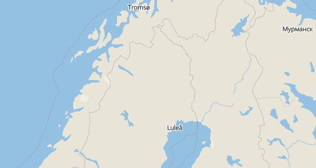 Karta som med röd fyrkant ramar in Gällivare, Janstorp, Piteå, Allégatan, Erikslundsgatan, Rosvik, Norrbottens län