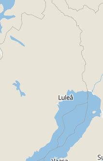 Översiktskarta som visar hela Sverige med en markör som visar ungefär var händelsen inträffat