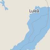 Karta som med röd fyrkant ramar in Lund, Skellefteå, Kolbäcksvägen, Nydala, Umeå, Affärsvägen, Nordmaling, Västerbottens län