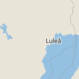 Karta som med röd fyrkant ramar in Petbergsliden, Älvsbyn, Norrbottens län