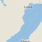 Karta som med röd fyrkant ramar in Hjoggböle, Skellefteå, Västerbottens län