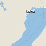 Karta som med röd fyrkant ramar in Storgatan, Storkågevägen, Skellefteå, Västerbottens län