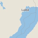 Karta som med röd fyrkant ramar in Frostkåge, Högsta, Skellefteå, Västerbottens län