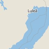 Karta som med röd fyrkant ramar in Moröhöjden, Skellefteå, Västerbottens län